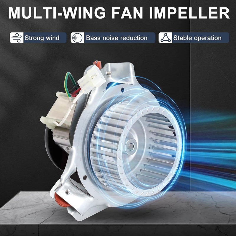 Criditpid 326628-762 Furnace Draft Inducer Motor Replacement for Carrier, Bryant, Payne Models, Furnace Blower Motor Exhaust Vent Venter Motor. - Image 5